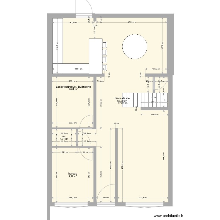 CASSIS2New6. Plan de 10 pièces et 168 m2