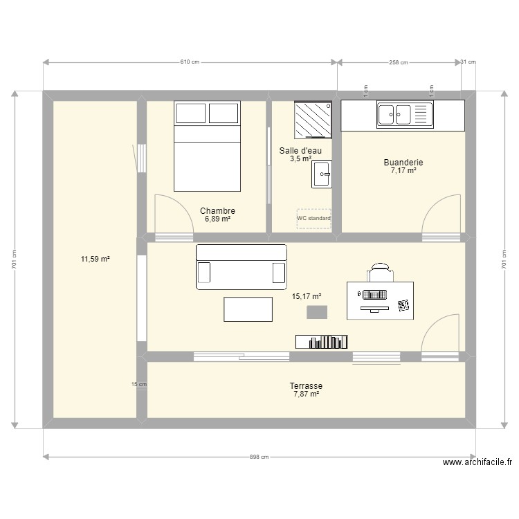 PROJET_AMENAGEMENT_RDJ_04082022. Plan de 0 pièce et 0 m2