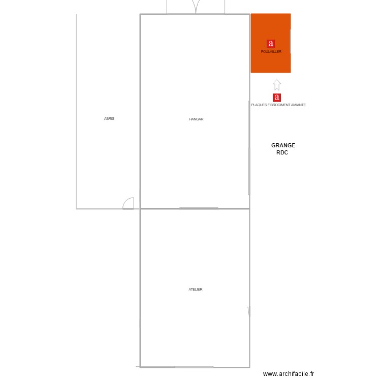 casanova am grange. Plan de 0 pièce et 0 m2