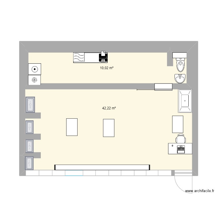 salon de Toilettage. Plan de 0 pièce et 0 m2