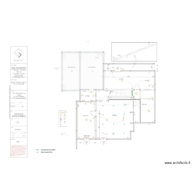 LANG SOUS SOL. Plan de 0 pièce et 0 m2