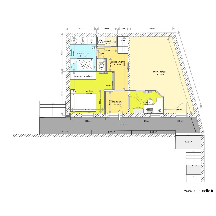 lecomte. Plan de 0 pièce et 0 m2