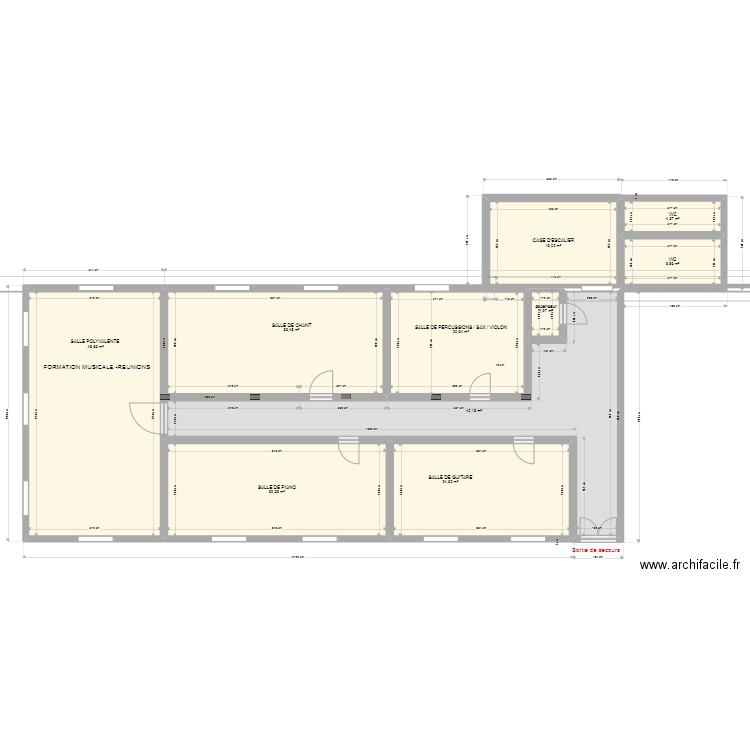 1er étage - IMPULSE 2. Plan de 10 pièces et 229 m2