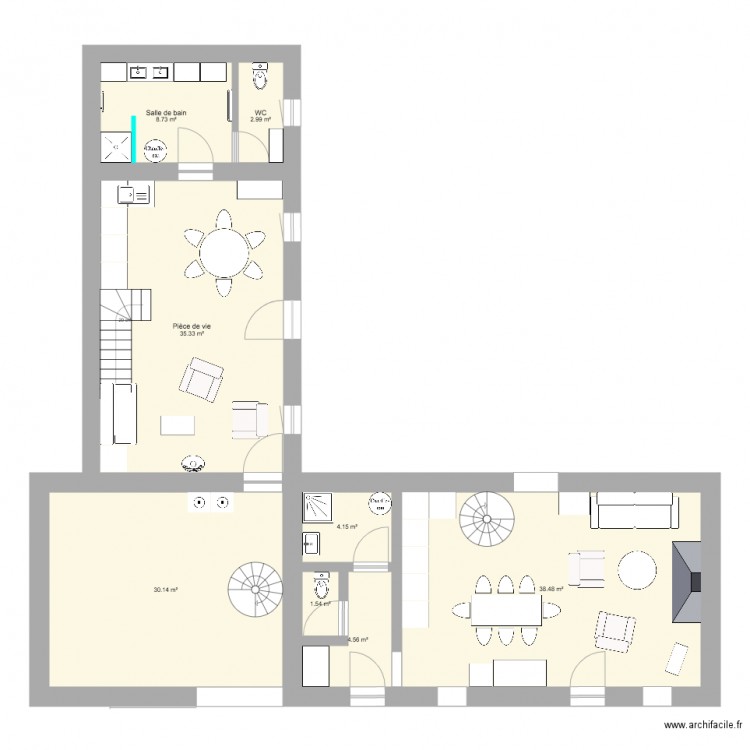 Tréma3b. Plan de 0 pièce et 0 m2