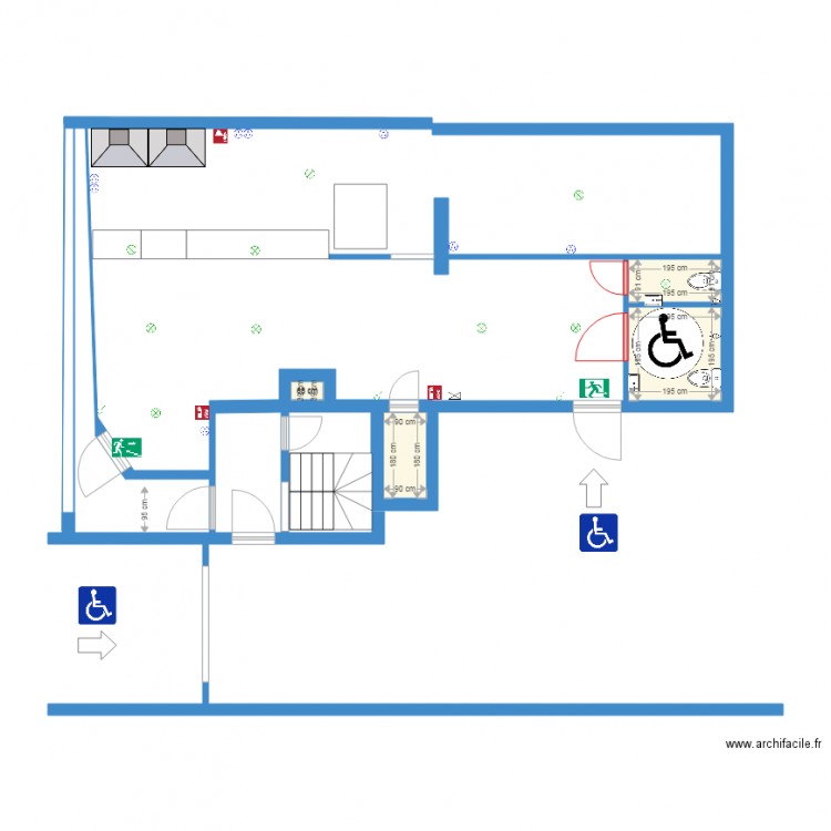 PIZZA  aniche etat existant. Plan de 0 pièce et 0 m2