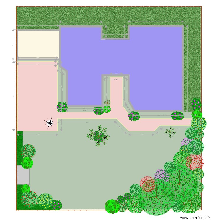 MarineMEURIC. Plan de 3 pièces et 361 m2