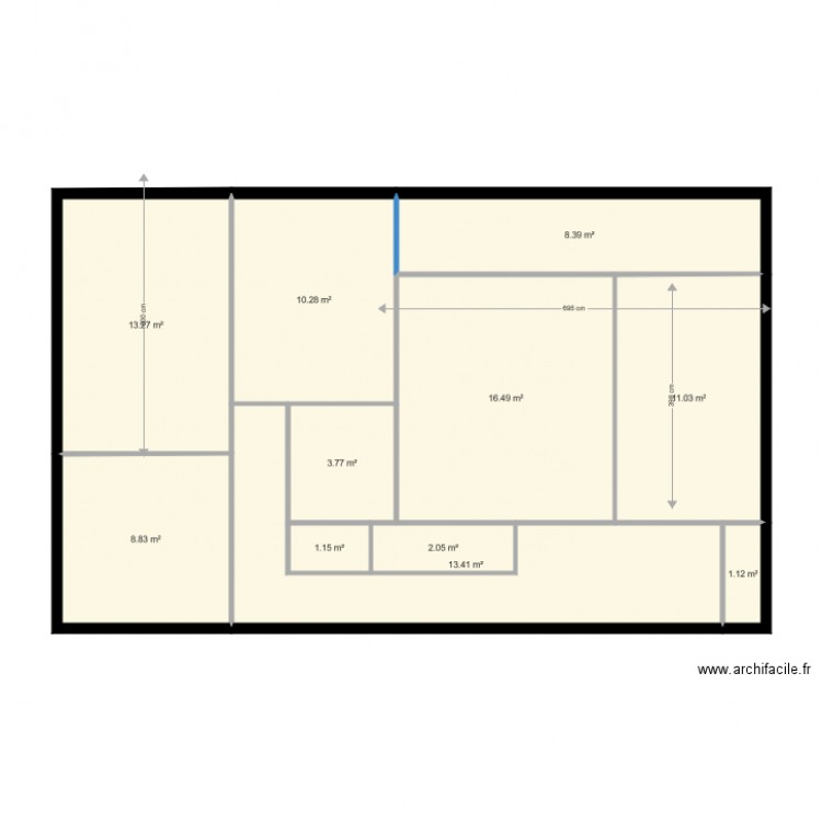 pasteur1 nondroit. Plan de 0 pièce et 0 m2