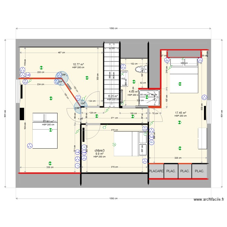 plan  maison ETAGE FUTUR. Plan de 0 pièce et 0 m2