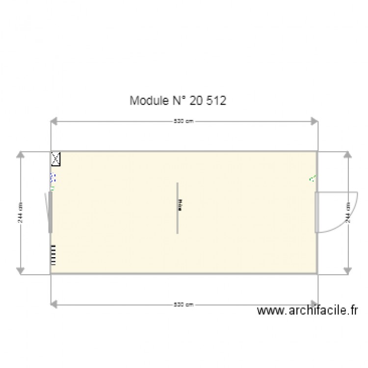 module 20512. Plan de 0 pièce et 0 m2