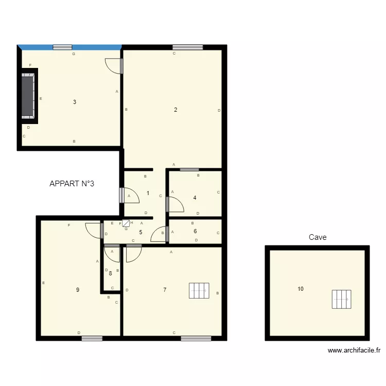 195271 SCI BENJAMIN Plomb. Plan de 