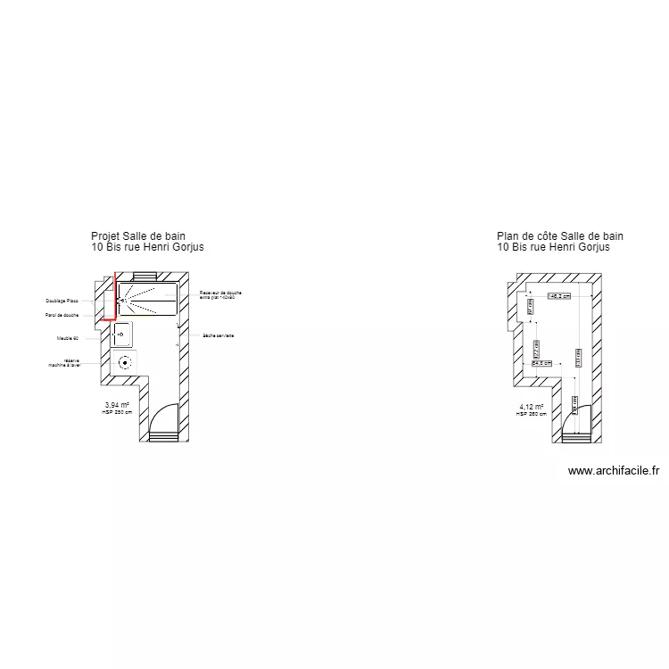 Henri gorjus Quadral. Plan de 