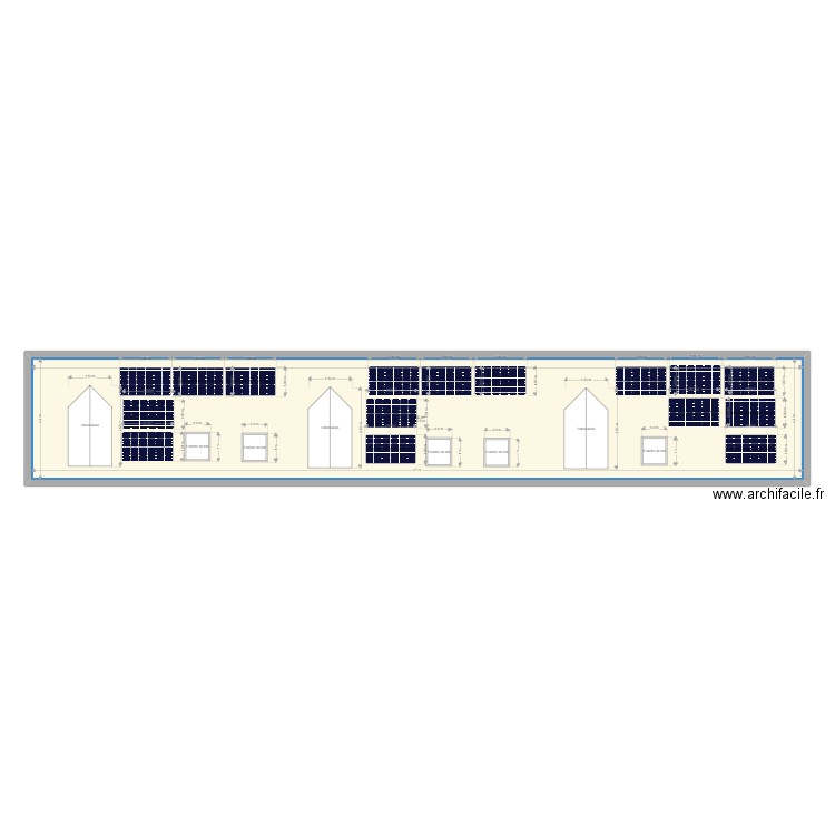 PONCHON DANY 80800 Comwatt. Plan de 1 pièce et 113 m2