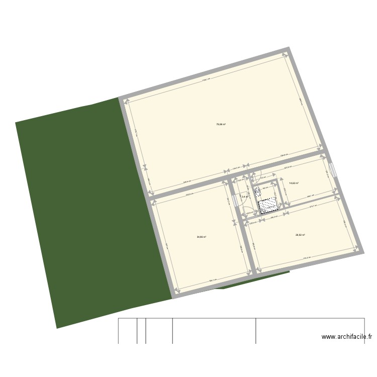 duplex. Plan de 0 pièce et 0 m2