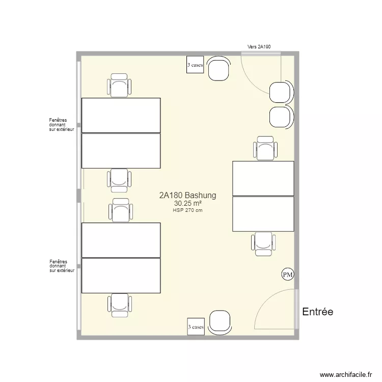 2A180 A Bashung FS. Plan de 