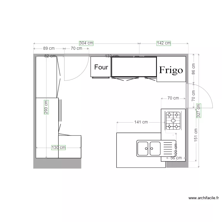 cuisine1 2. Plan de 