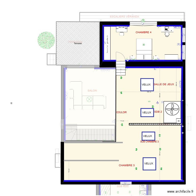 Plan maison Plan de cuques ELECTRICITÉ. Plan de 21 pièces et 272 m2