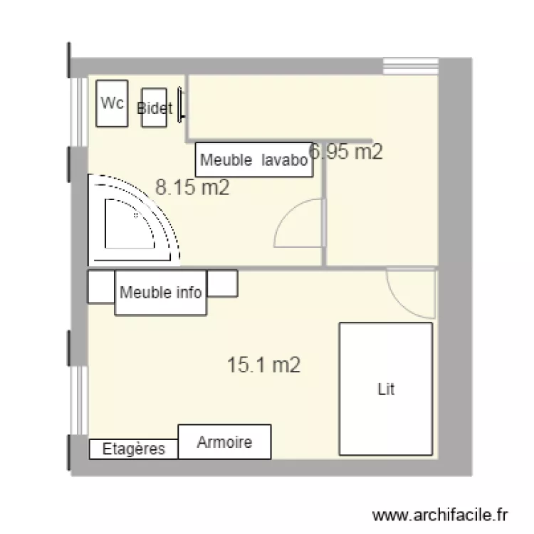 sdb ch 1 projet 2. Plan de sdb ch 1 projet 2. Plan de