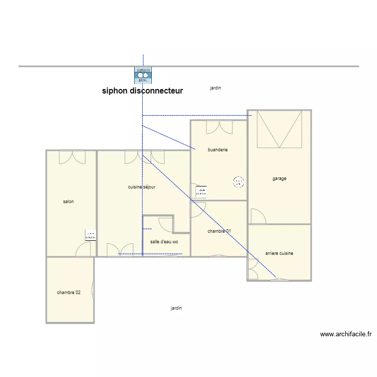 huvier  ass 1401. Plan de 