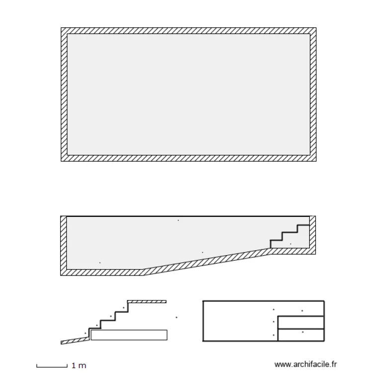 piscine 8x4. Plan de piscine 8x4. Plan de