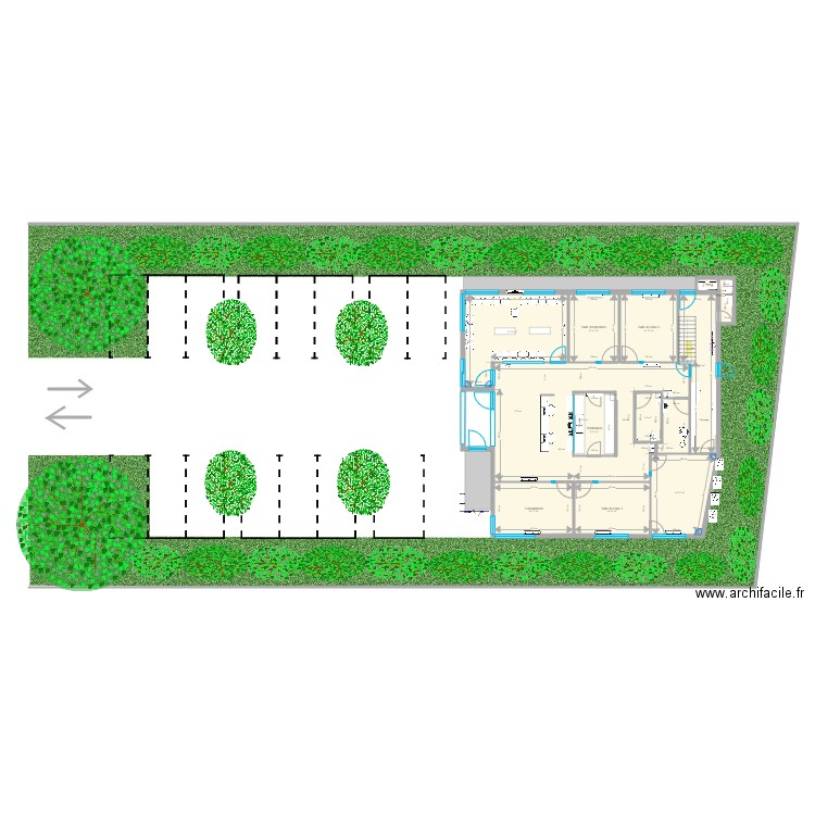 Cabinet61. Plan de 21 pièces et 550 m2