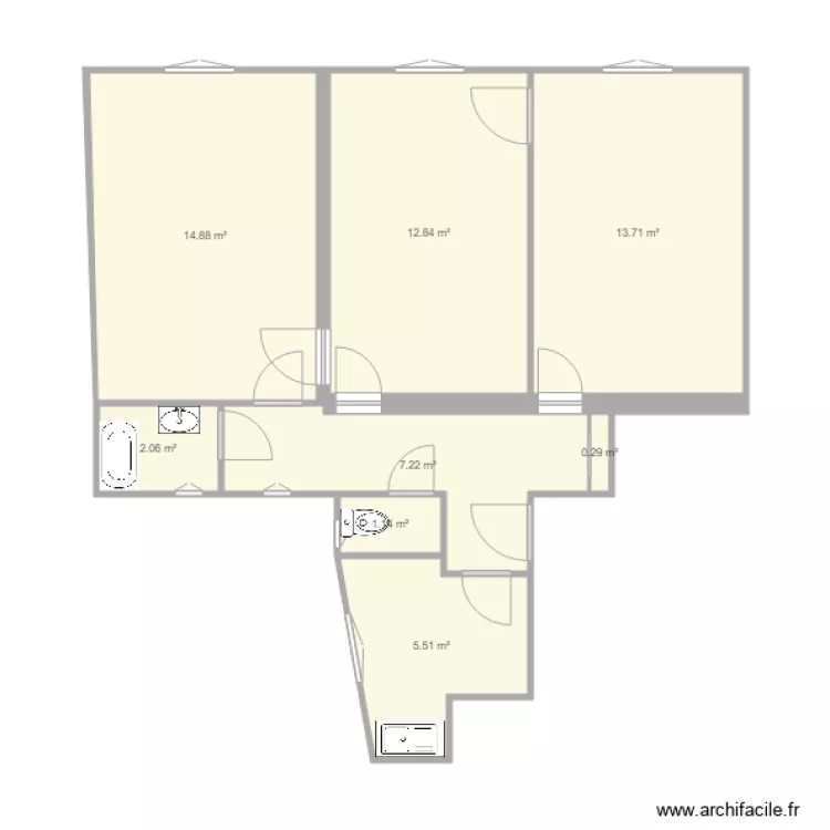 3 buisson st louis 2. Plan de 