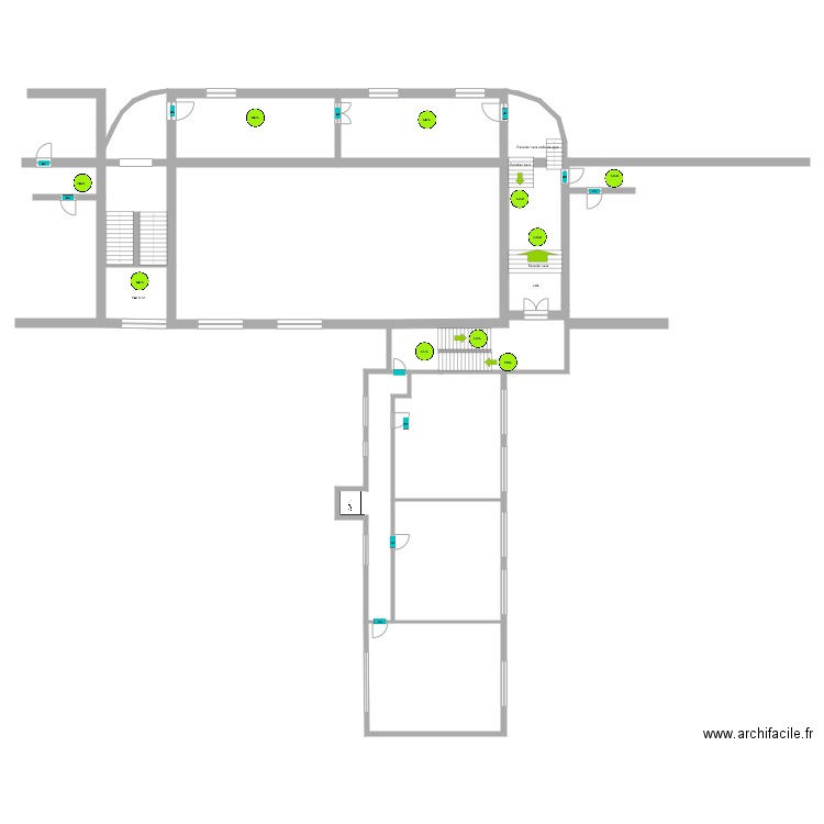 Ecole de La Clamine Bâtiment C plus 425. Plan de 0 pièce et 0 m2