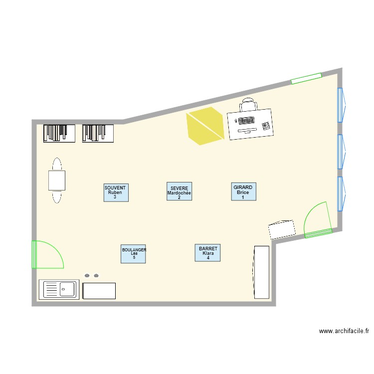 ensemble 5ème1. Plan de 0 pièce et 0 m2