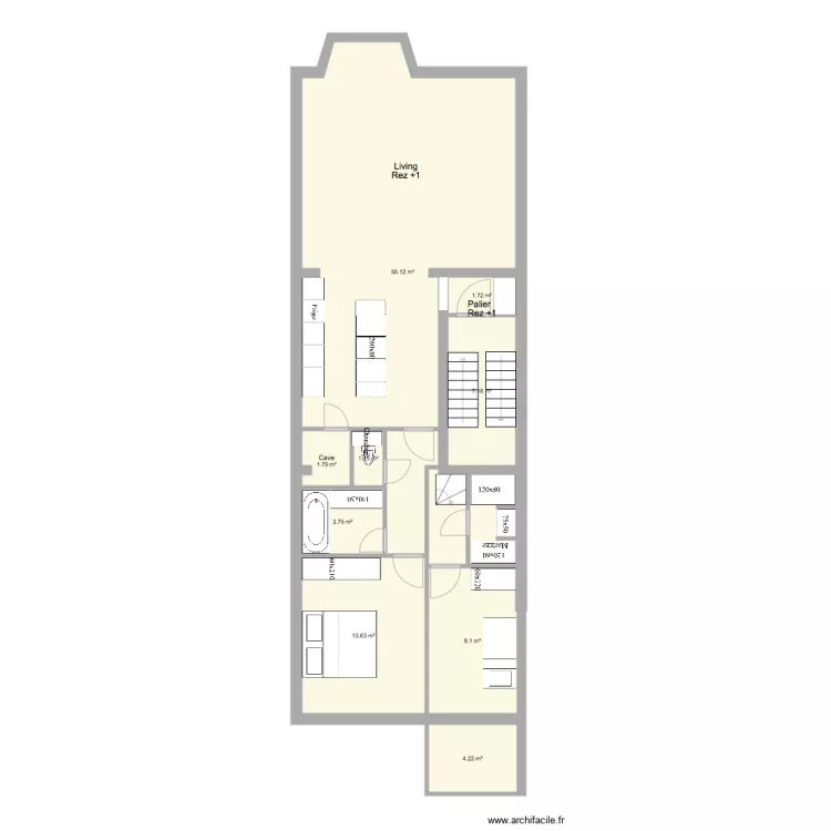 Marie Jos&eacute; Rez1 New3Mesures ok. Plan de 0 pièce et 0 m2