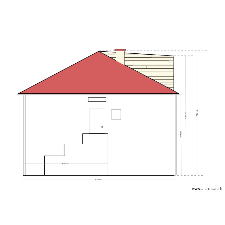 vue n°2 projete. Plan de 0 pièce et 0 m2