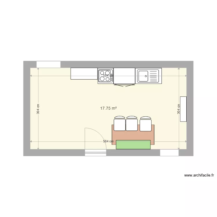 cuisine 1. Plan de 
