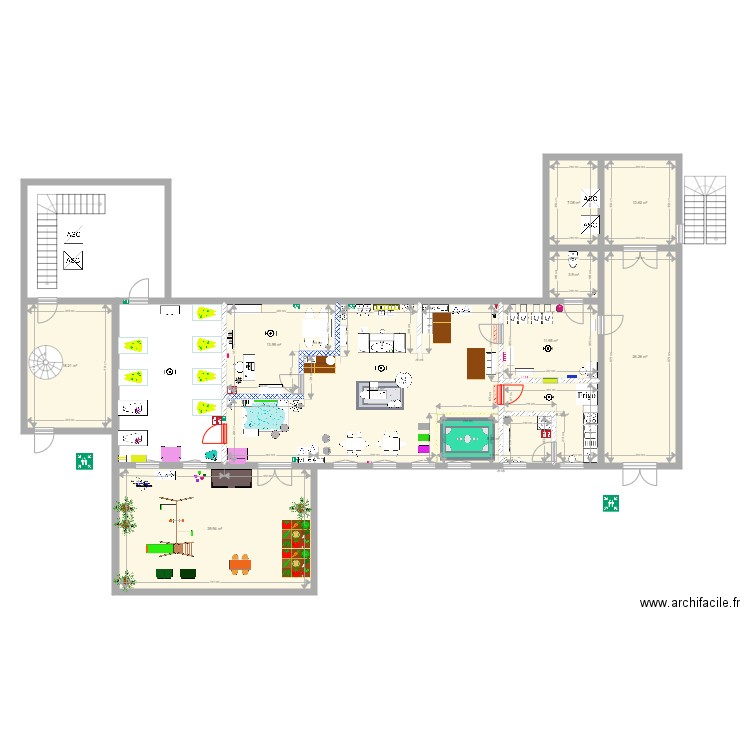 Dessin Crèche Cher Hub ins 4. Plan de 0 pièce et 0 m2