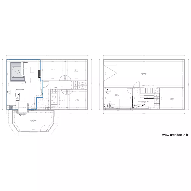 maison cuisine centrale et sous sol 4. Plan de maison cuisine centrale et sous sol 4. Plan de