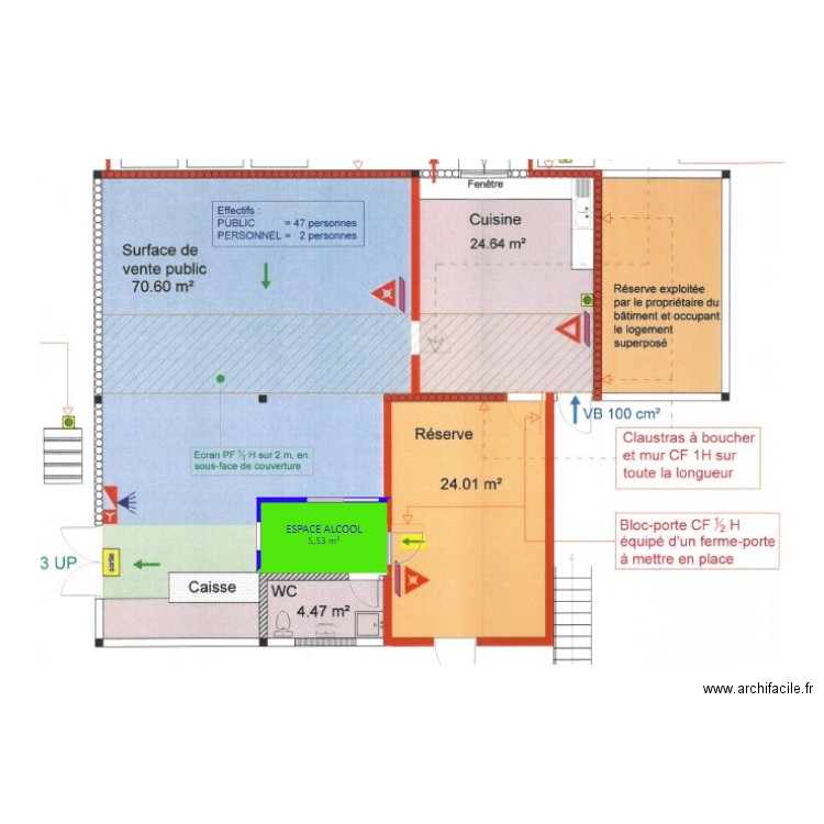 KIM NORMANDIE ESPACE ALCOOL. Plan de 0 pièce et 0 m2