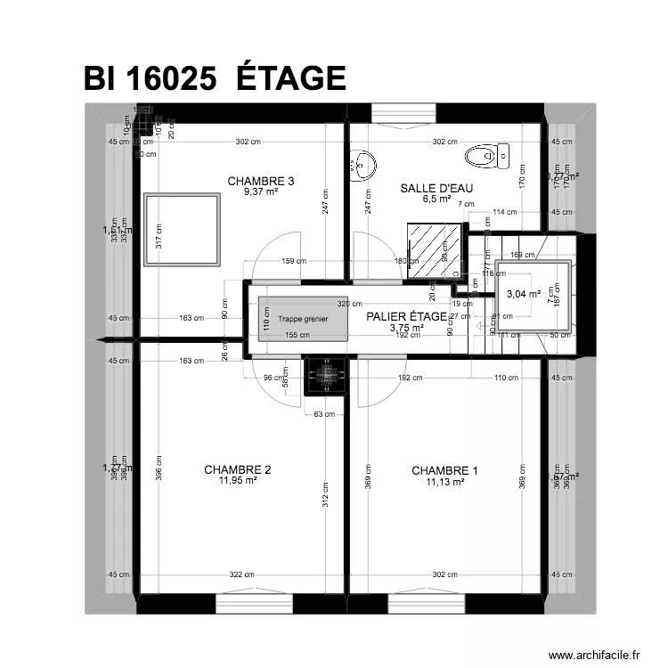 BI 16025. Plan de BI 16025. Plan de