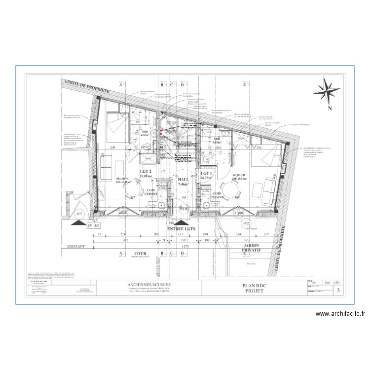 Amiens reservation. Plan de 0 pièce et 0 m2