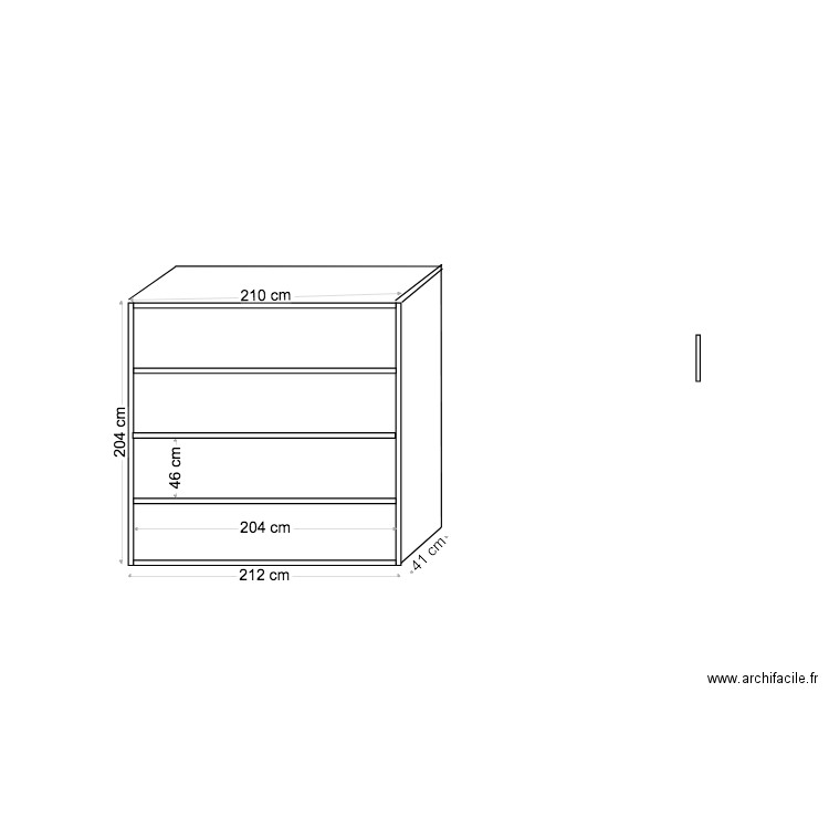 étagère magasin. Plan de 0 pièce et 0 m2