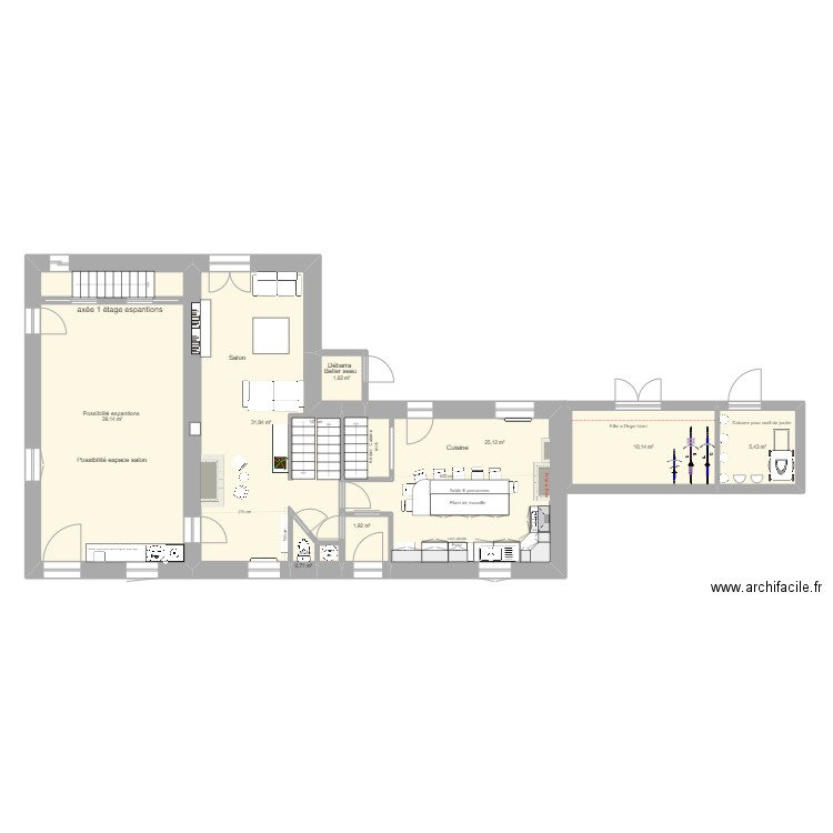 Maison RC  St Thegonnec. Plan de 0 pièce et 0 m2