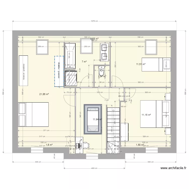 Kodjo Armancourt étage 1070 x 800. Plan de Kodjo Armancourt étage 1070 x 800. Plan de