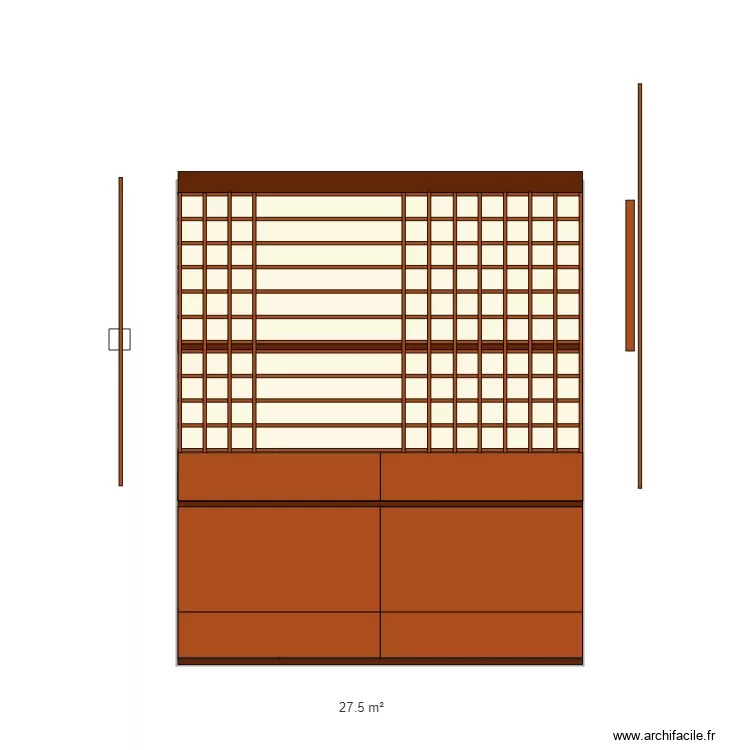 F2 d&eacute;co. Plan de 