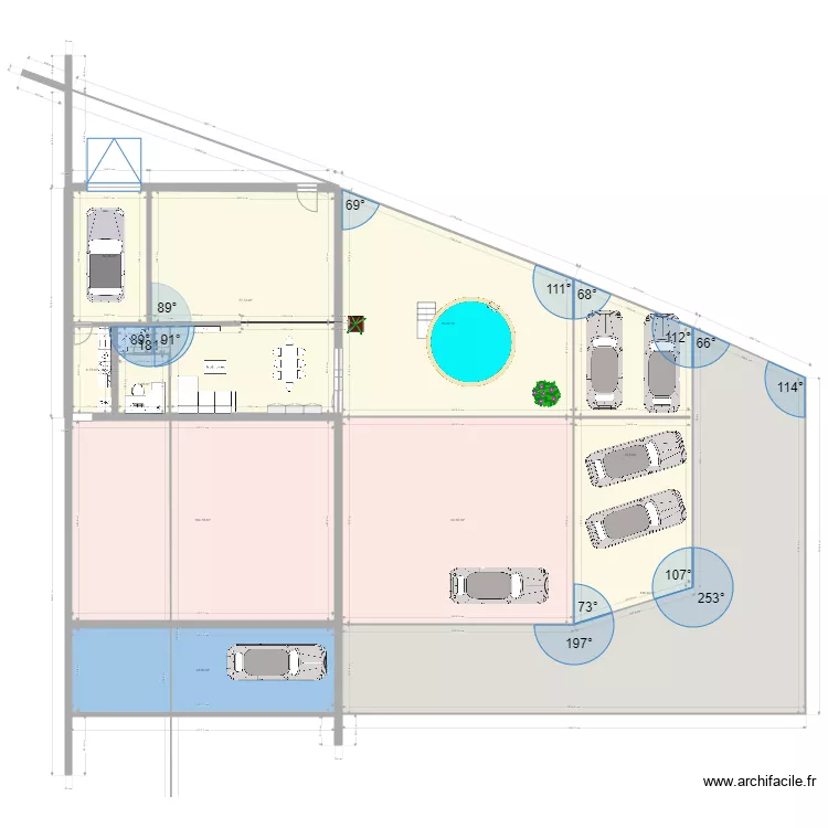 rch 25 bis  2 choix bureau. Plan de 