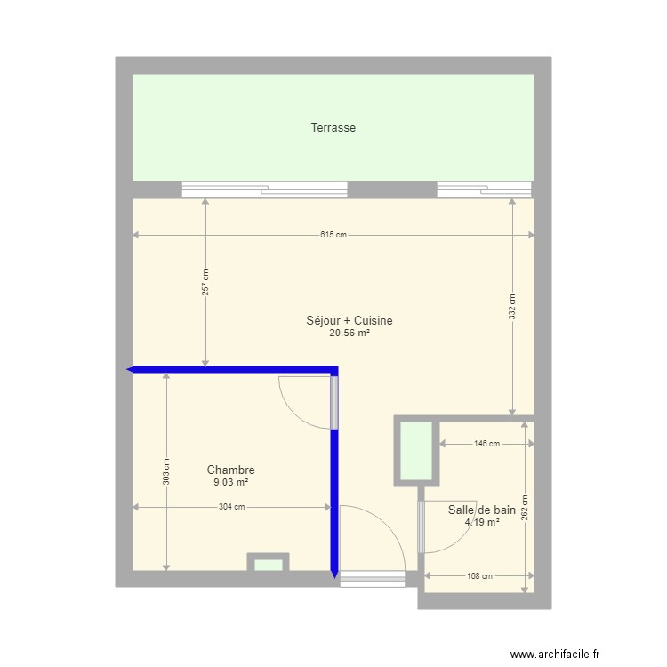 Studio Ghisoni Mont Rabeau  construction. Plan de 0 pièce et 0 m2