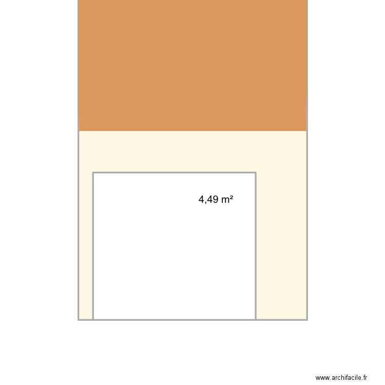 Garage d. Plan de 2 pièces et 10 m2