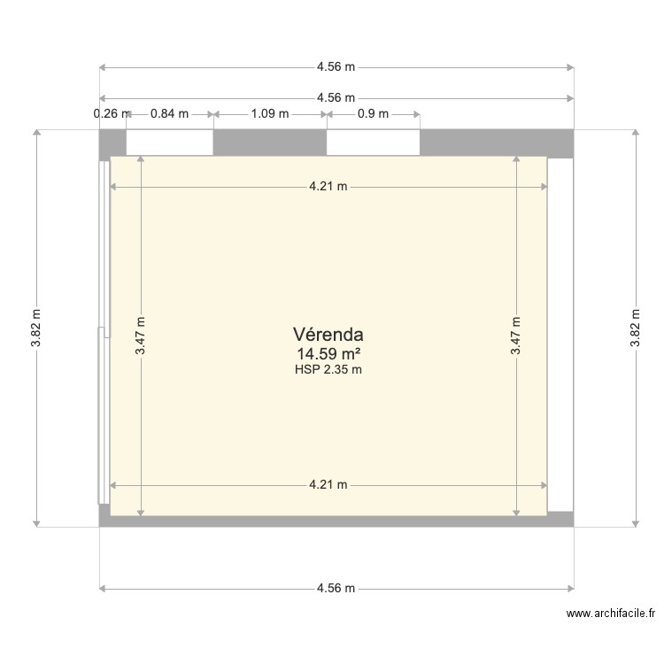 MP Verenda. Plan de 0 pièce et 0 m2