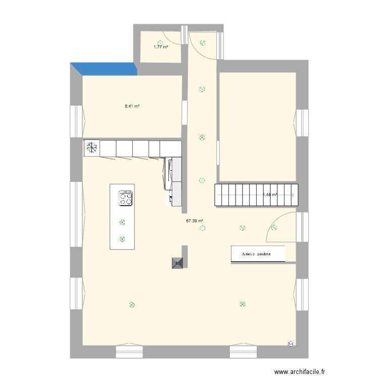 RDC def 2. Plan de 0 pièce et 0 m2
