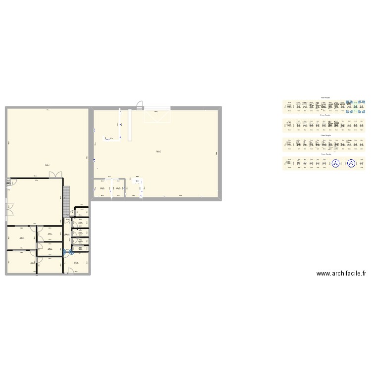magasin. Plan de 0 pièce et 0 m2