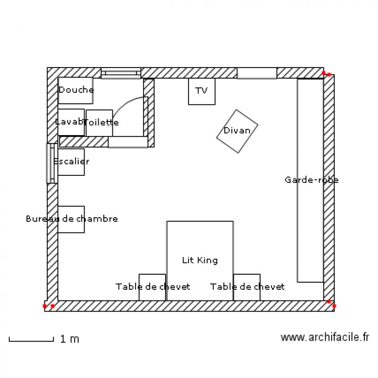 Dessus garage. Plan de 0 pièce et 0 m2