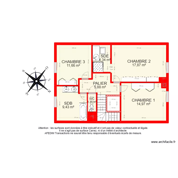 BI12549 - ETAGE. Plan de BI12549 - ETAGE. Plan de