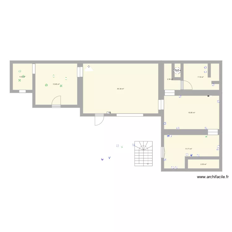 Sillac maison. Plan de Sillac maison. Plan de