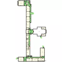 Plan 1er &eacute;tage V2 avec salles et s&eacute;curit&eacute; fa&ccedil;ade ouest