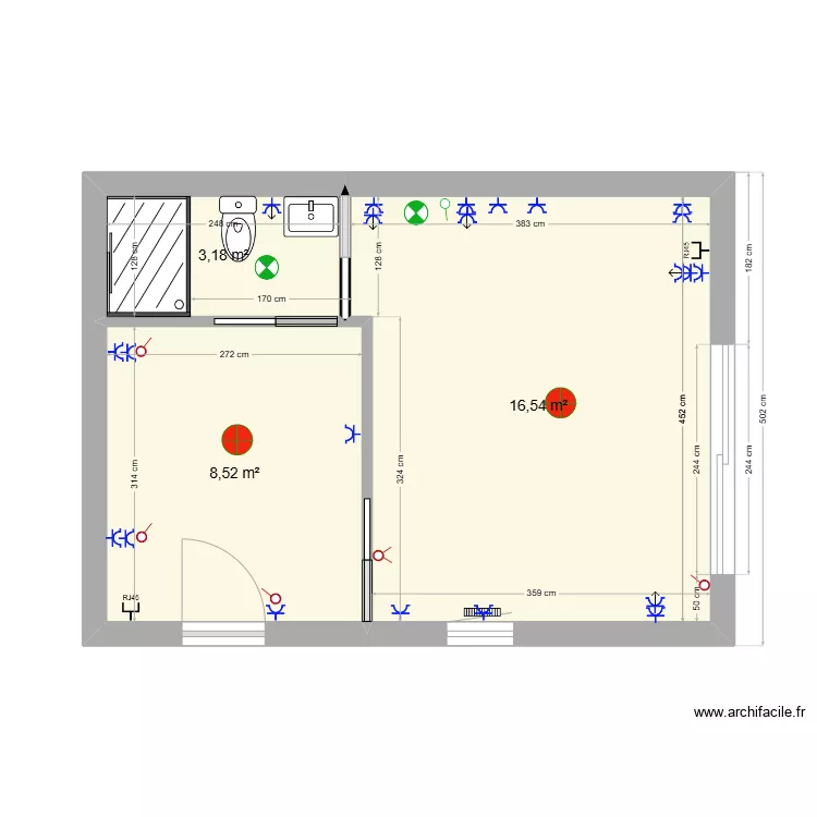 PROJET T2 V3 elec. Plan de 